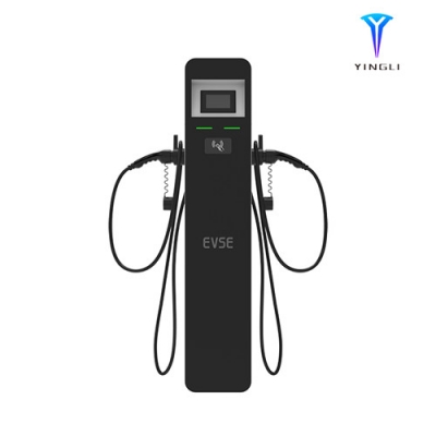 2*40A Nivel 2 OCPP Business Use Twin Pedestal EV Charger