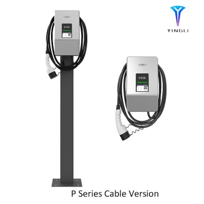 Estación de carga comercial EV inteligente OCPP de 22KW con cable