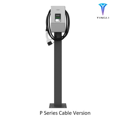 Estación de carga comercial EV inteligente OCPP de 11KW con cable